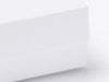 White Small Folding Gift Box Magnetic Front Flap Detail