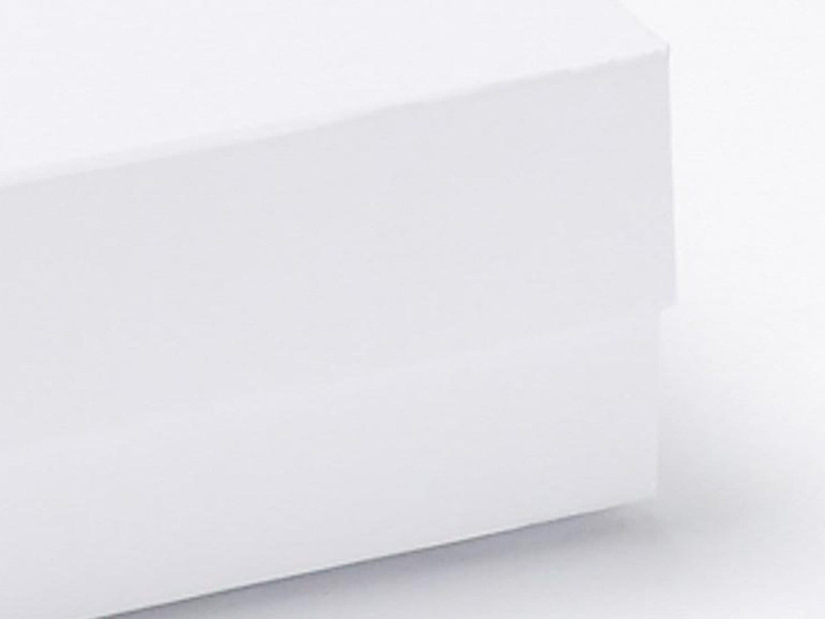 White Small Folding Gift Box Magnetic Front Flap Detail