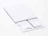 White Small Gift Box No Ribbon Supplied Flat