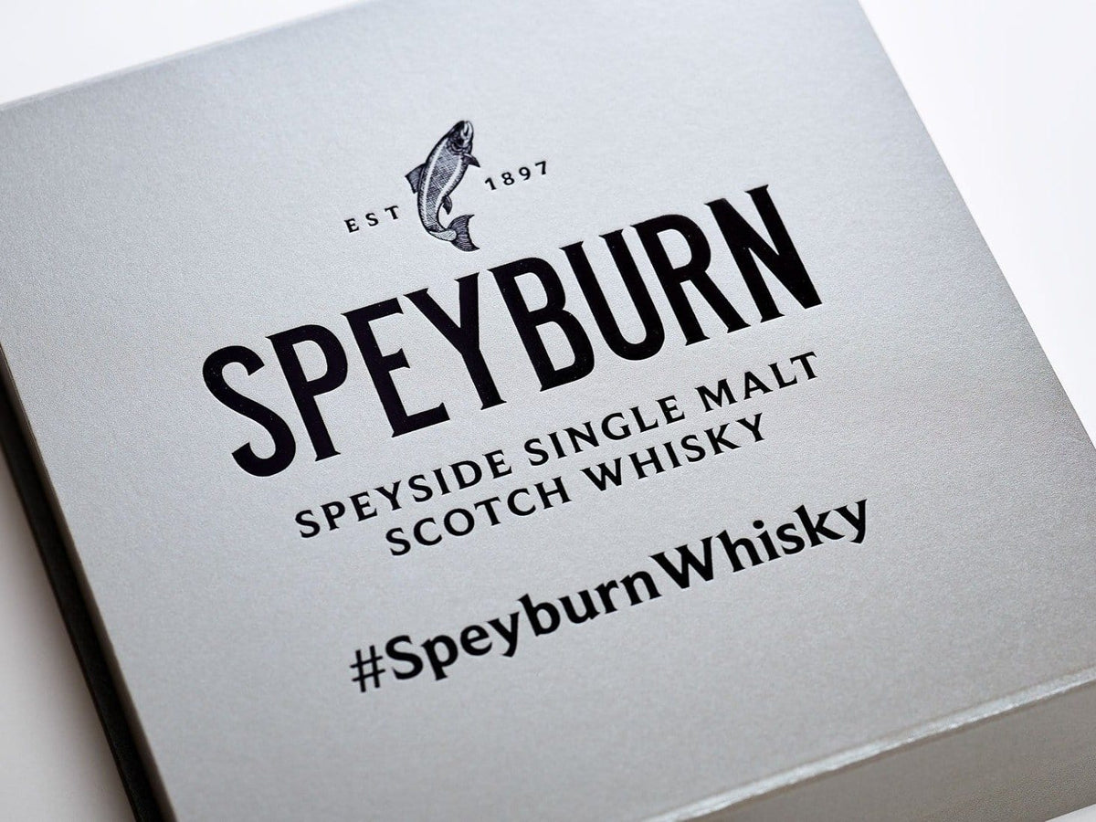 Silver Folding Gift Box Featured with Custom Printed Black Logo