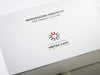 White Folding Gift Box with CMYK Custom printed design