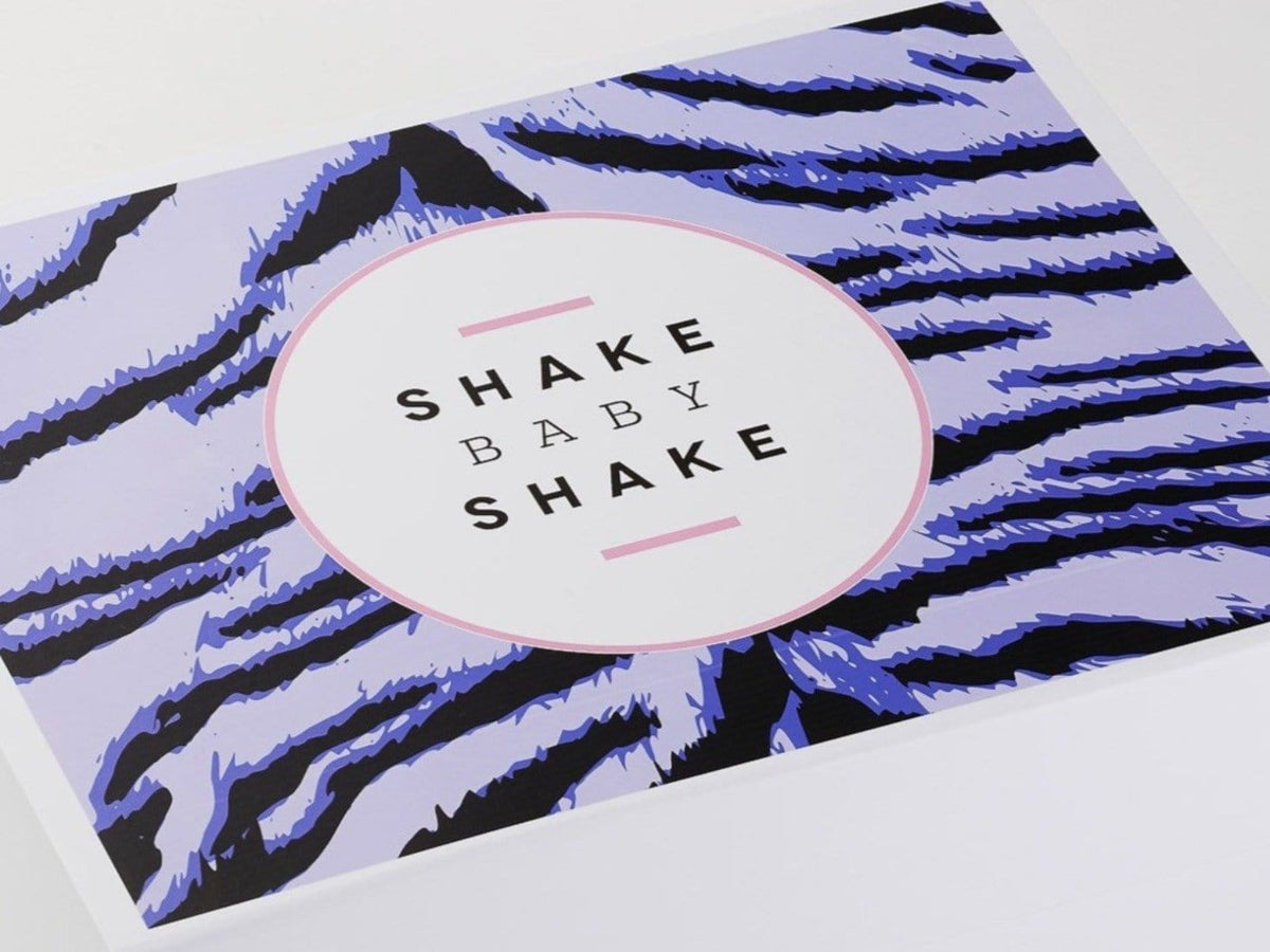 White Folding Gift Box Printed with Custom CMYK Digital Printed Design