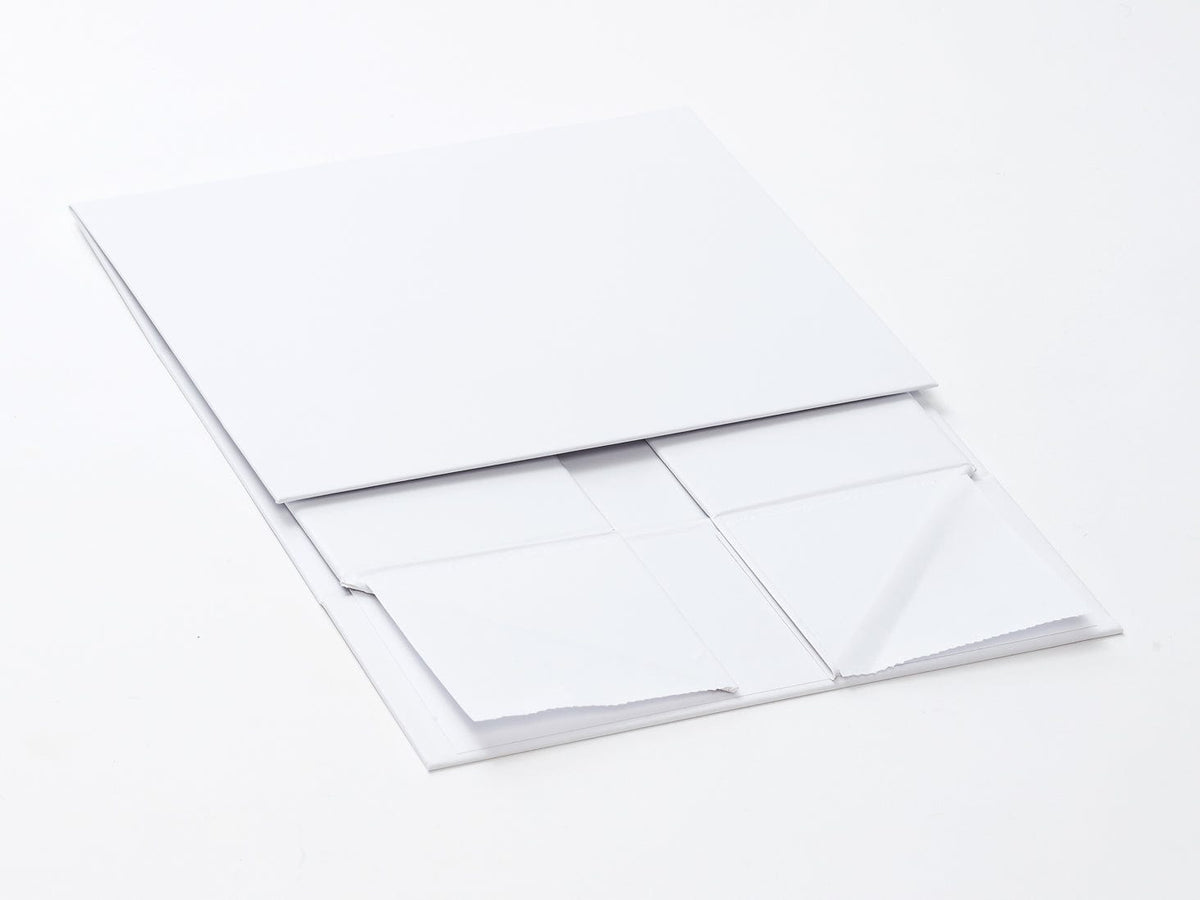 White A5 Deep Gift Box No Ribbon Supplied Flat
