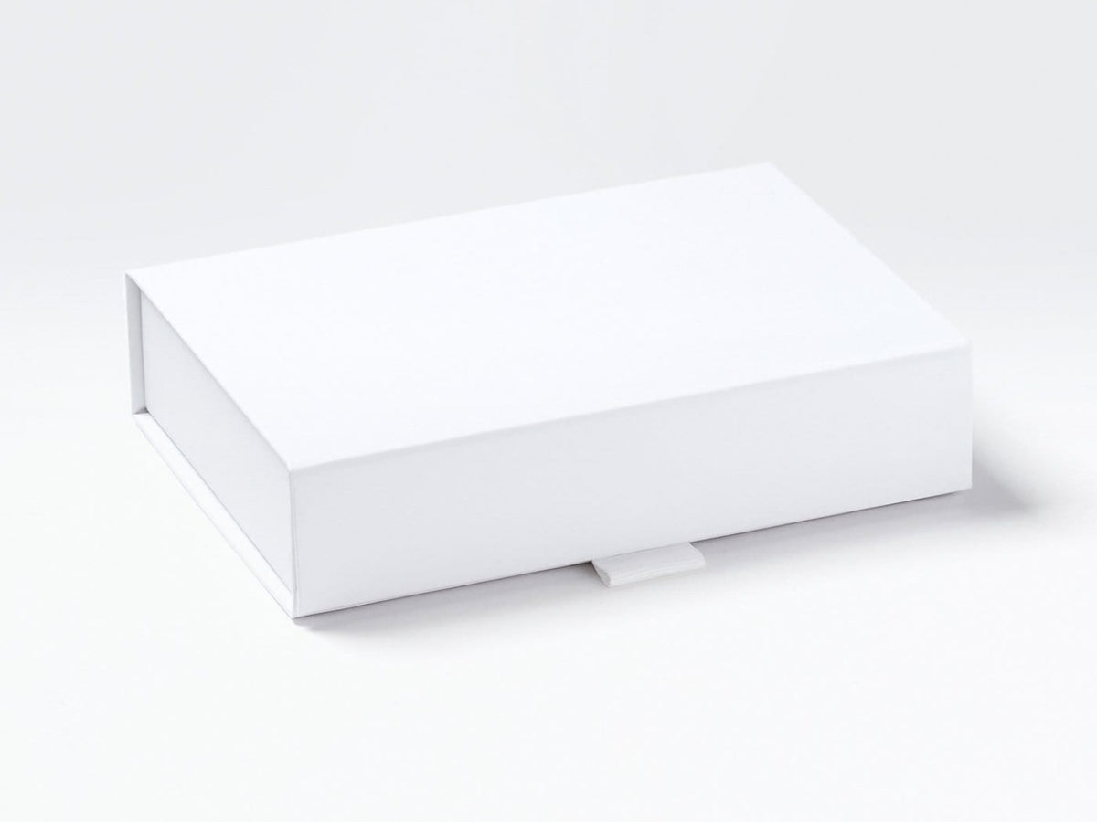 White A6 Shallow Gift Box Assembled