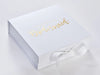 White Gift Box with Gold Personalisation