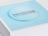 Custom Printed CMYK Digital Printed Design to White Gift Box Lid