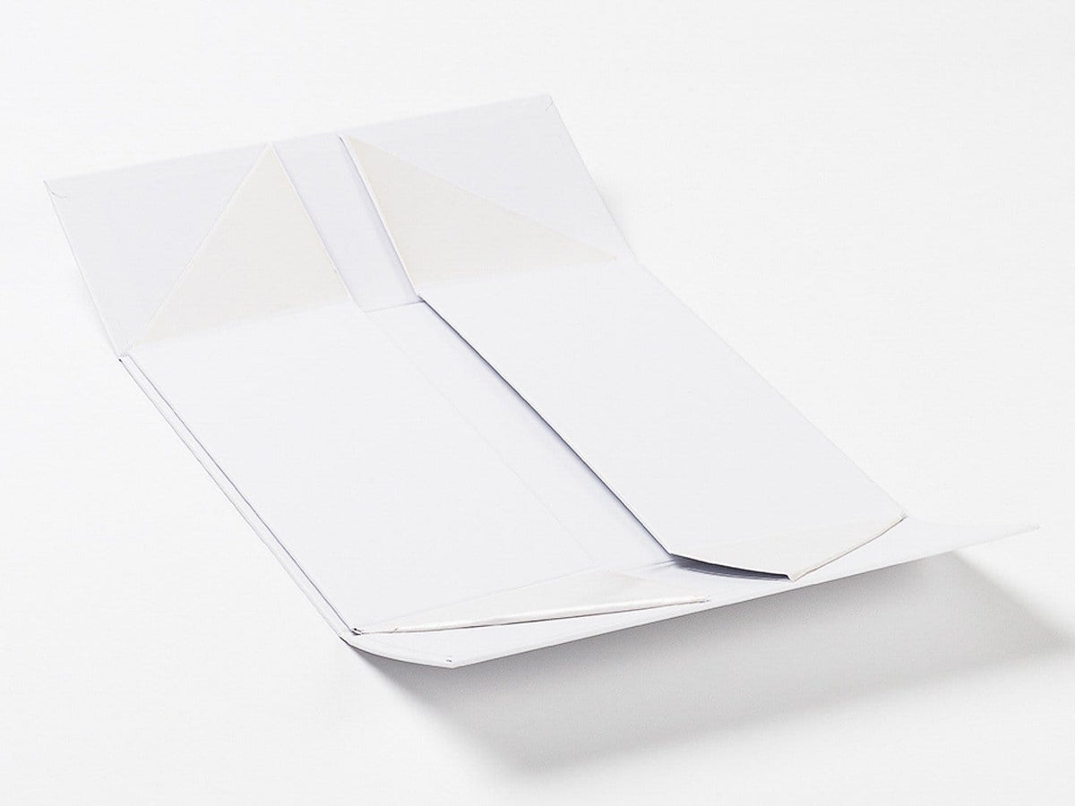 Medium White Lift Off Lid Gift Box Base Part Assembled