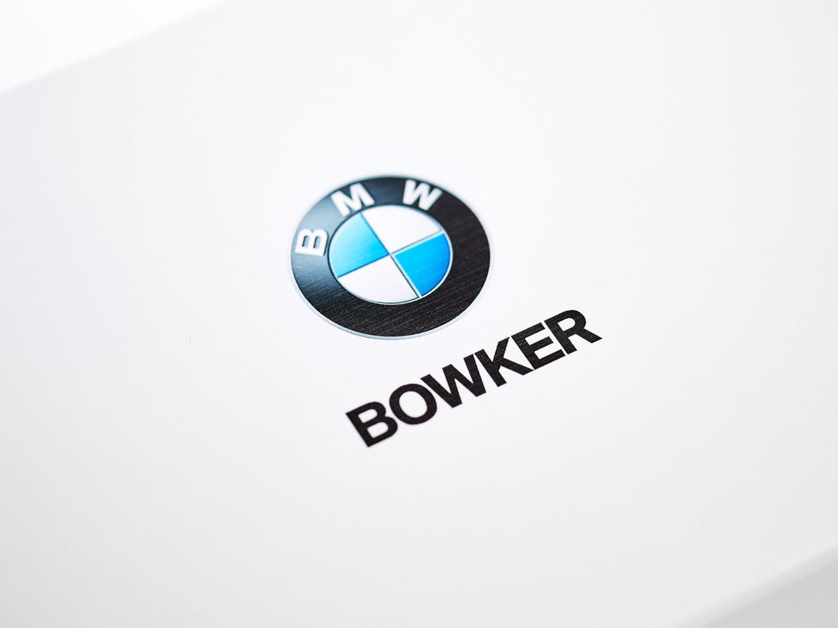 White Folding Gift Box with CMYK Digital Printing to Lid