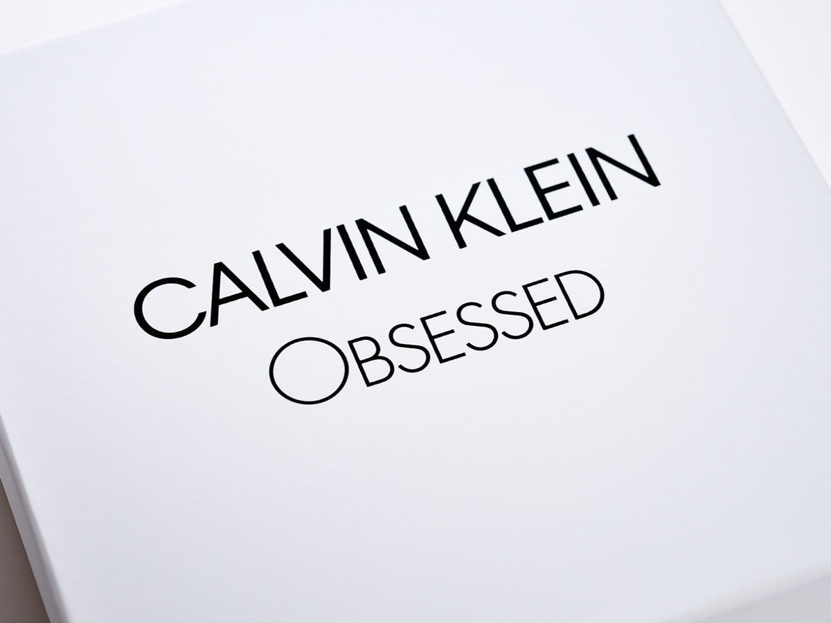 Custom Printed Black Logo to Lid of White Medium Gift Box