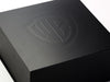 Example of Black XL Deep Gift Box with Custom Debossed Logo to Lid