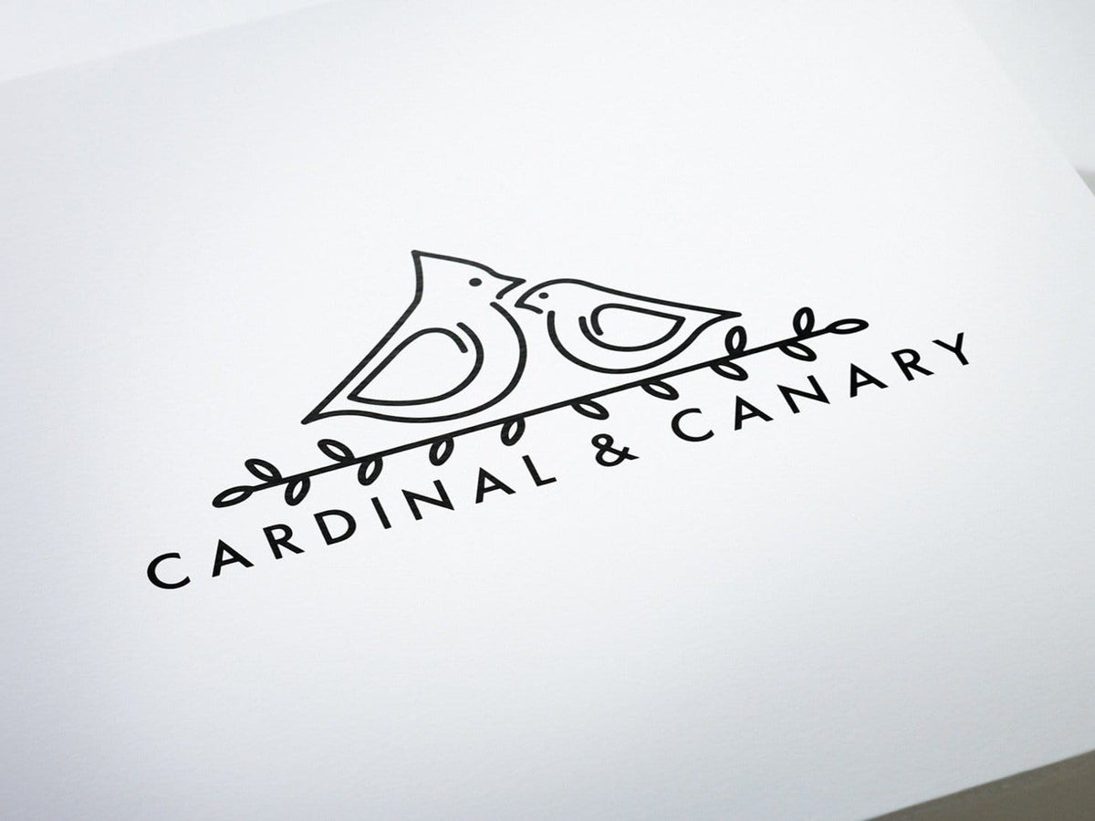 White Folding Gift Box with custom printed black logo