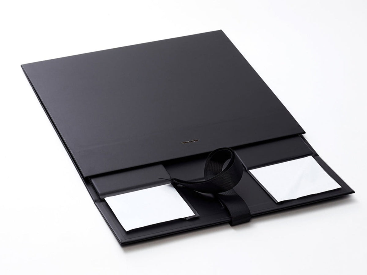 Black A4 Deep Slot Gift Box Supplied Flat