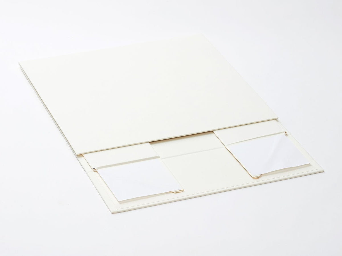 Sample Ivory A4 Deep Gift Box No Ribbon Supplied Flat