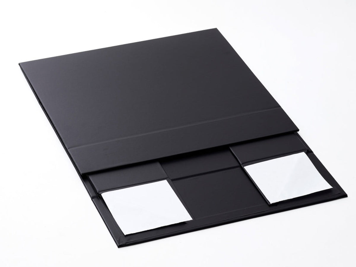 Black A4 Deep Gift Box No Ribbon Supplied Flat