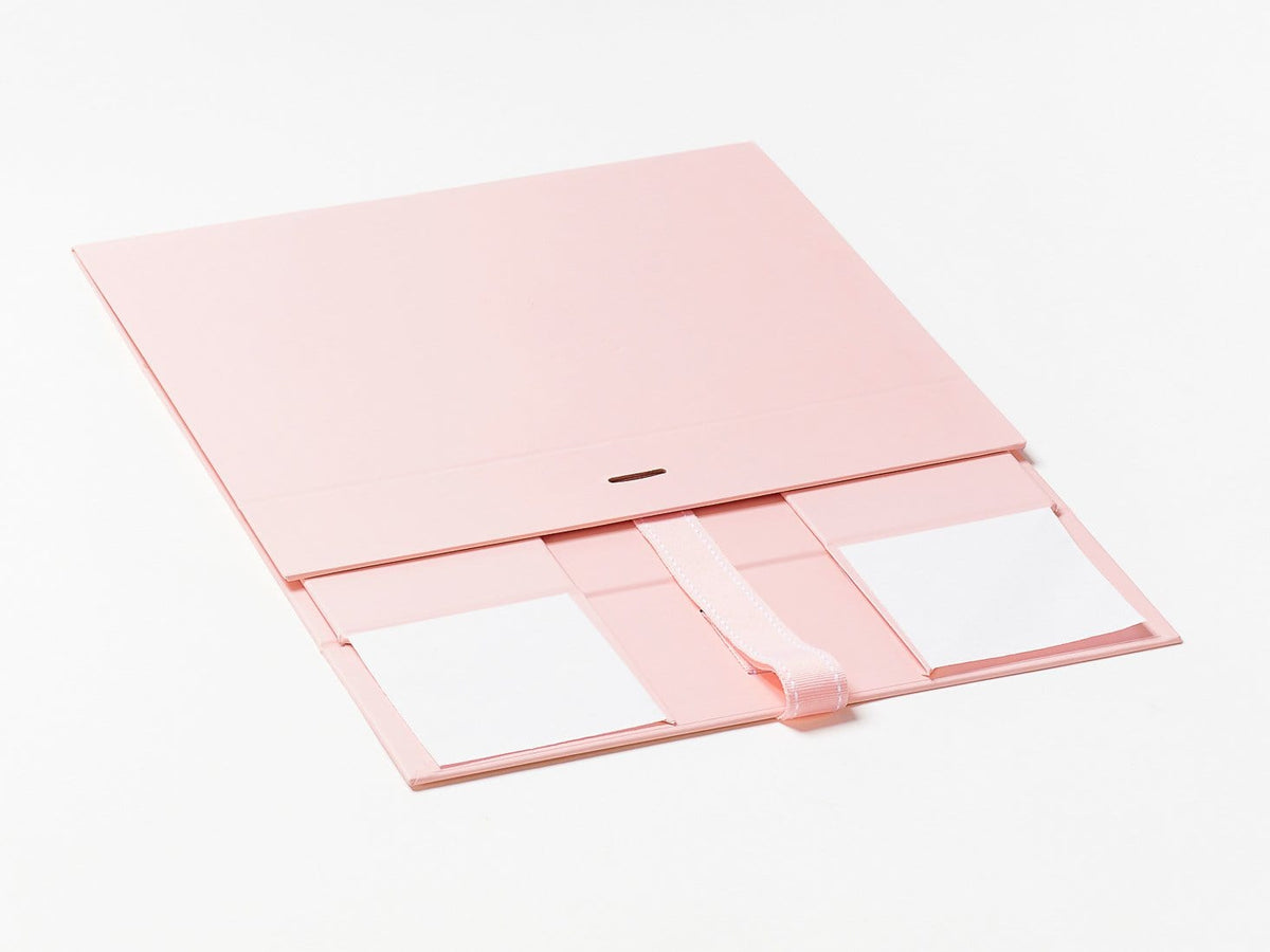Pale Pink A4 Deep Sample Supplied Flat with Ribbon