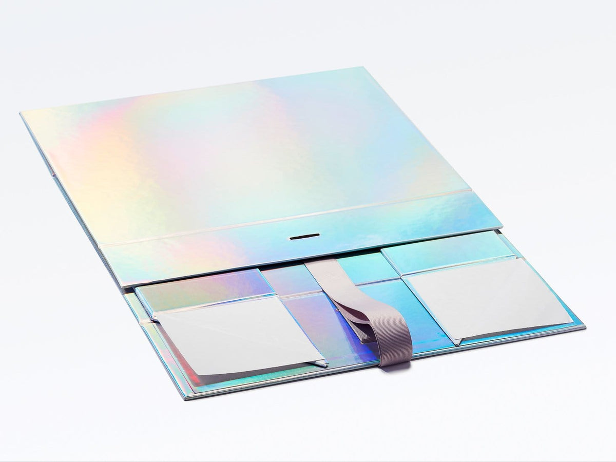 A4 Deep Rainbow Gift Box Sample Supplied Flat