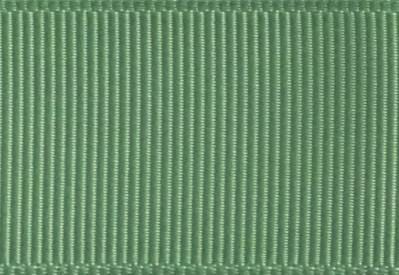 Foldabox UK Sage Green Grosgrain Ribbon available from stock